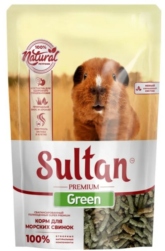 Султан Корм Green для морских свинок, Sultan