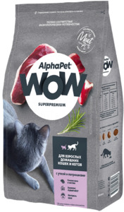 AlphaPet WOW Superpremium с уткой и потрошками, АльфаПет