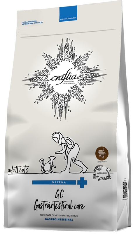 Craftia Galelena Гастроинтестинал для кошек при заболеваниях ЖКТ, Крафтия Галена