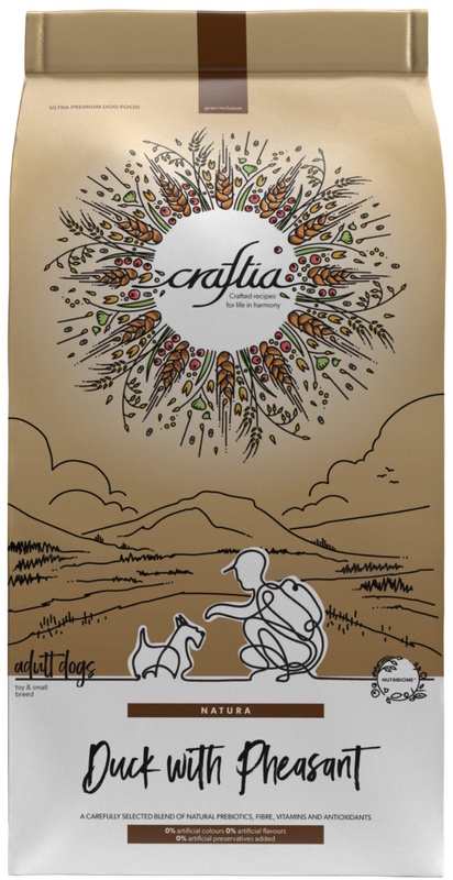 Craftia Natura Утка с фазаном для миниатюрных и мелких пород собак, Крафтия