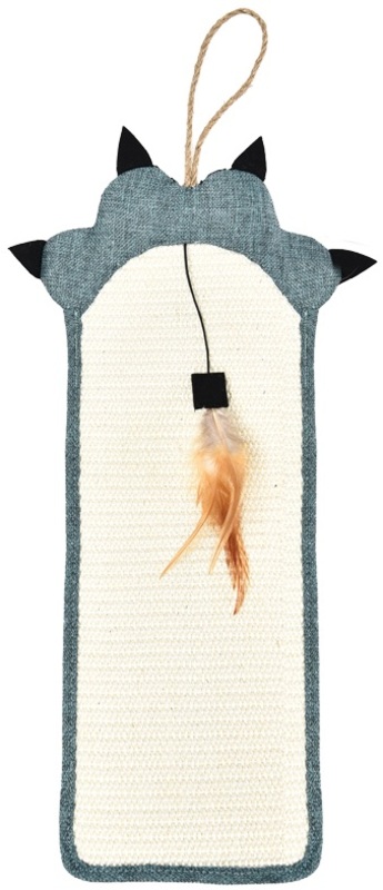 Когтеточка Triol из сизаля с перьями Лапа, Триол