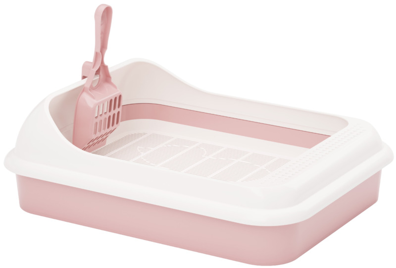 Лоток Лекси с высоким бортом, сеткой и совком