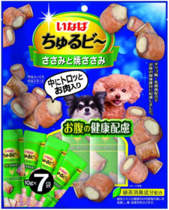 Inaba Churu Bee запеченные трубочки куриное филе для здоровья ЖКТ, Инаба