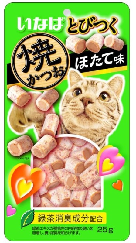 Inaba Tobitsuku Yaki Katsuo запеченное лакомство со вкусом морского гребешка, Инаба