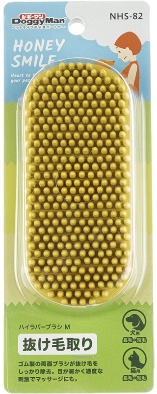 Гибридная силиконовая щётка DoggyMan для удаления короткой шерсти, Догги Мен
