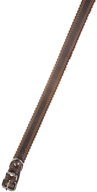 Ошейник Dogger 20 строченный цветной, Доггер