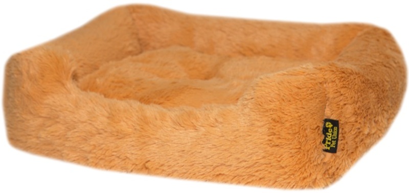 Лежанка Прайд меховая персиковая, Pride 