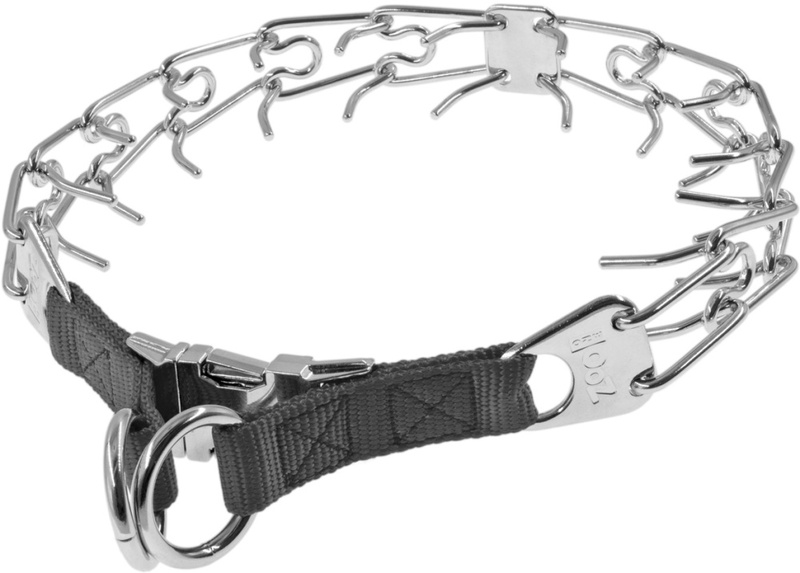 Ошейник строгий ZooOne PRO усиленный c разворотной пластиной, ЗооВан