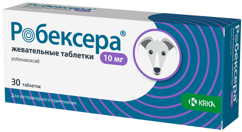 Робексера KRKA таблетки жевательные со вкусом мяса, КРКА
