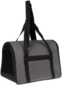 Сумка-переноска ПерсиЛайн Rich Breed Flip одноцветная Серая, PerseiLine