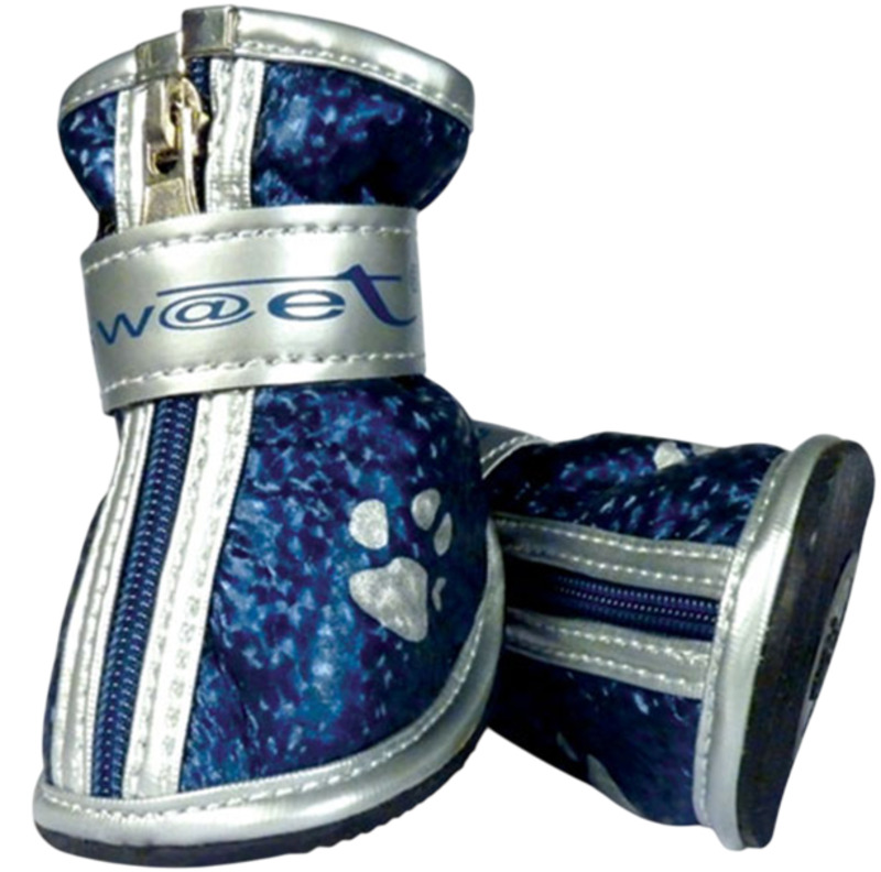 Ботинки Триол для собак Лапки синие, Triol