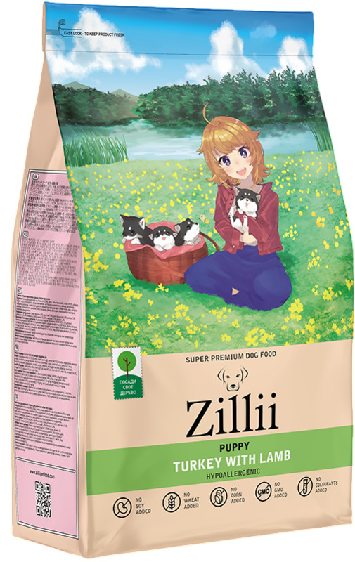 Zillii для щенков Индейка с ягненком, Зилли