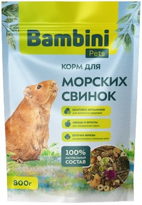 Корм Bambini Pets для морских свинок, Бомбини Петс