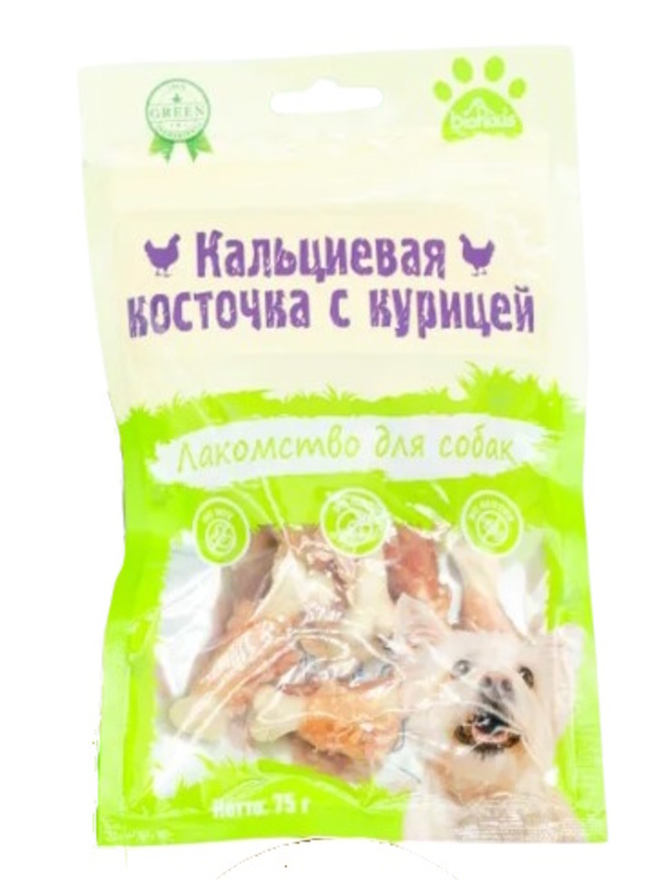 Biohaus Кальциевая косточка с курицей, Биохаус