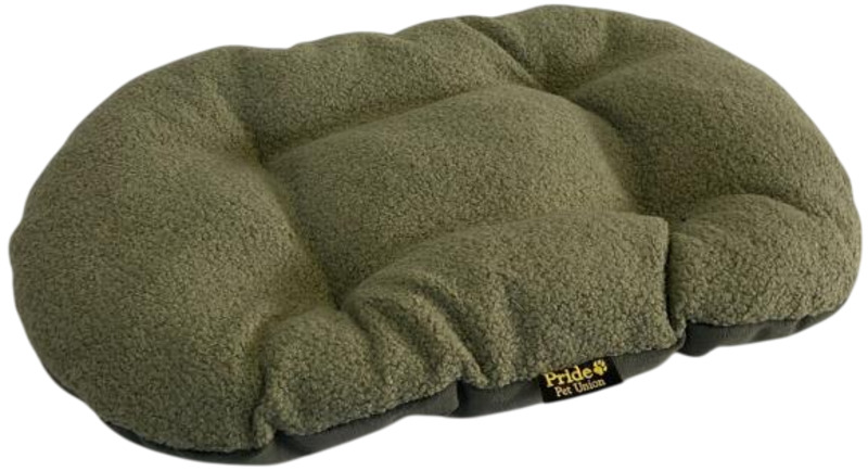 Матрасик Прайд Снегурочка из овчины с замшей зеленый, Pride 