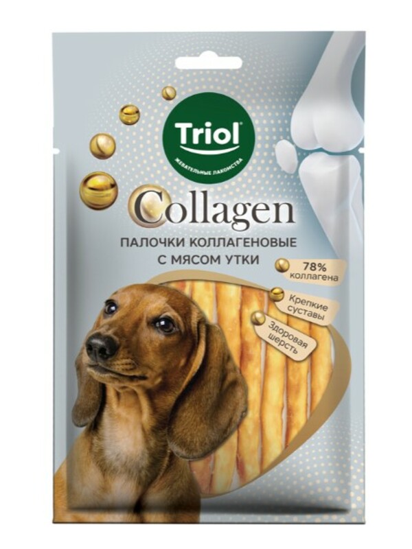 Triol Палочки коллагеновые с мясом утки, Триол