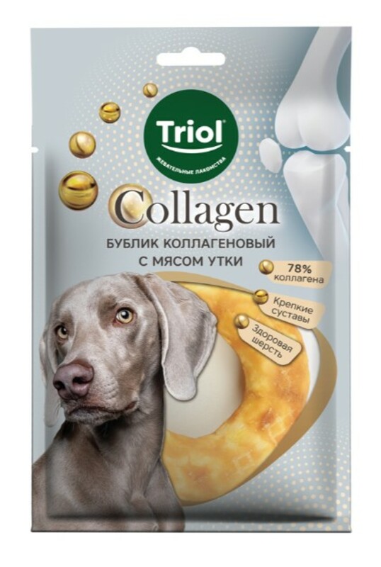 Triol Бублик коллагеновый с мясом утки, Триол