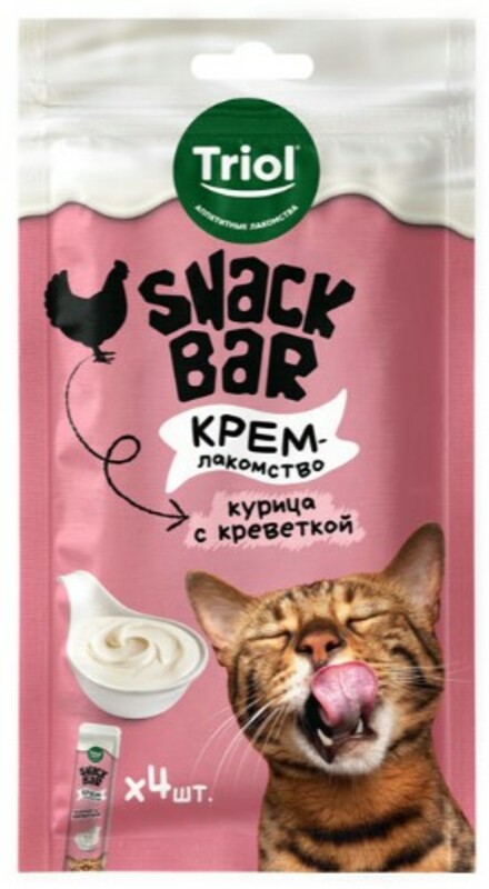 Triol Snack Bar Крем из курицы с креветкой, Триол