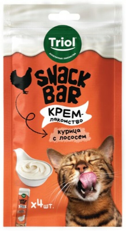 Triol Snack Bar Крем из курицы с лососем, Триол