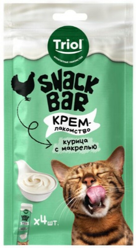 Triol Snack Bar Крем из курицы с макрелью, Триол