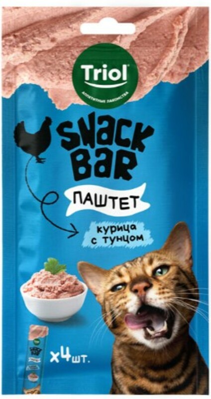 Triol Snack Bar Паштет из курицы с тунцом, Триол