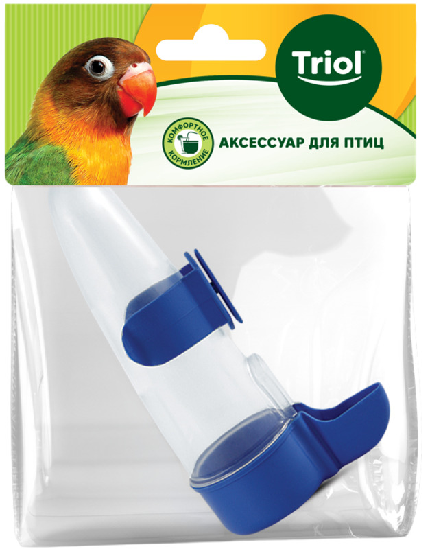 Поилка Triol Каскад для птиц с креплением, Триол