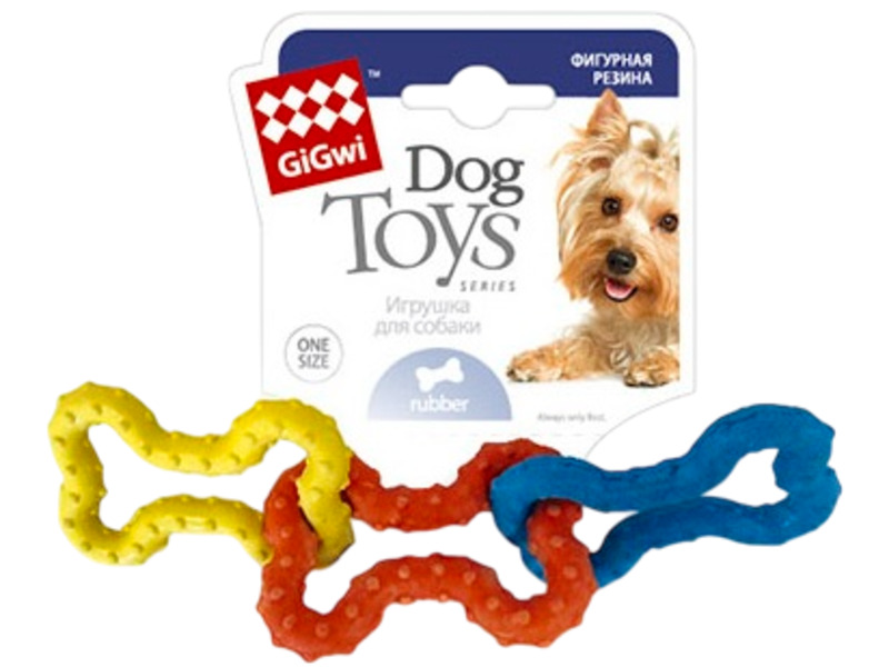 Игрушка Gamma Три резиновые косточки Cath & Fetch, Гамма