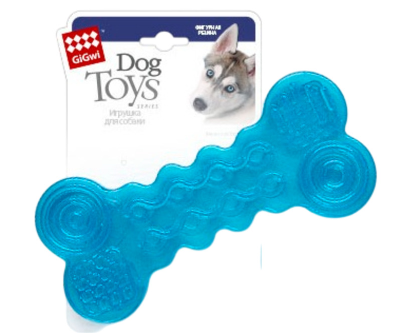 Игрушка GiGwi Косточка резиновая Catch & Fetch, Гигви