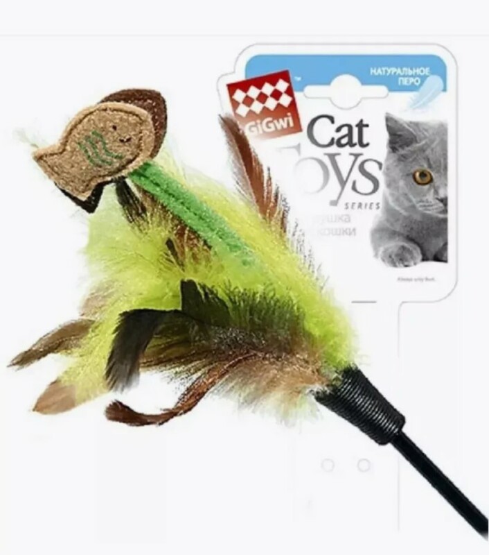 Дразнилка Triol с рыбками на длинной палке, Триол