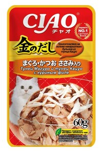 Inaba Ciao Kinnodashi тунец Магуро и тунец Кацуо с куриным филе, Инаба Чао Киннодаси 