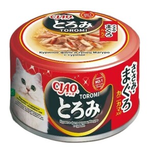 Inaba Ciao Toromi куриное филе и тунец Магуро с сурими в бульоне, Инаба Чао Тороми