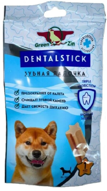 Green Qzin Dentalstik зубная палочка, Грин Кьюзин