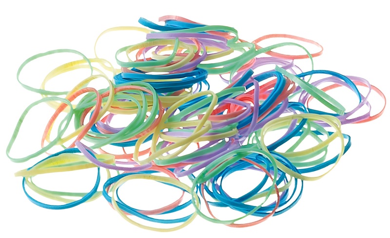 PetLine Резинки для шерсти латексные для папильоток, ПетЛайн