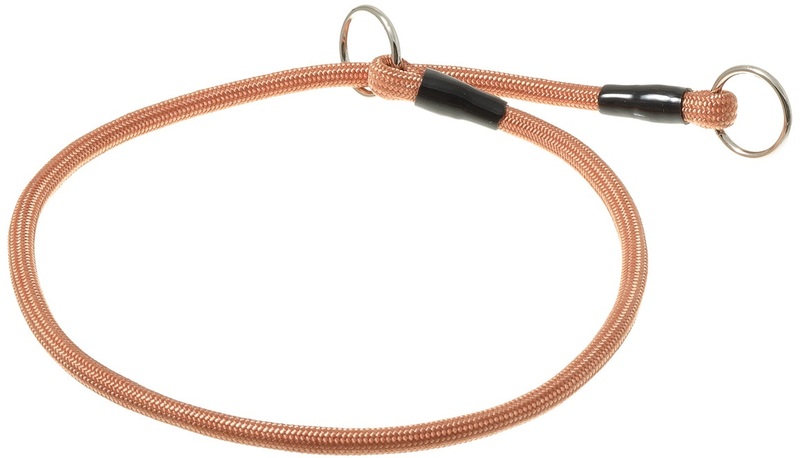 Ошейник-удавка VIPet 6 мм круглый 2 кольца Медь, ВИПет