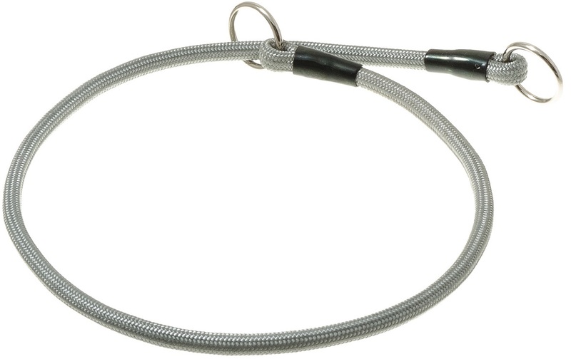 Ошейник-удавка VIPet 6 мм круглый 2 кольца Серебро, ВИПет