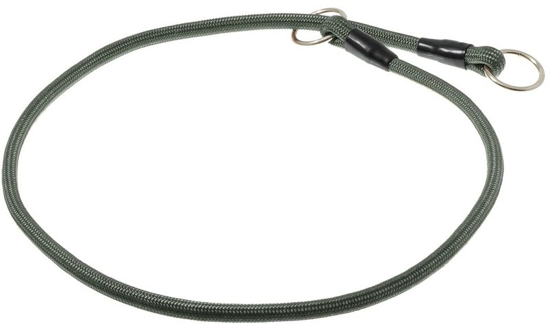 Ошейник-удавка VIPet 6 мм круглый 2 кольца Нефритовый, ВИПет