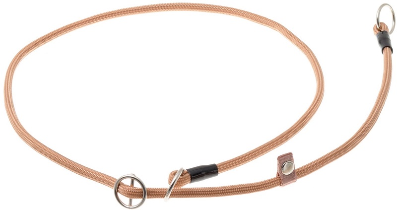 Ошейник-удавка VIPet круглый со стопором с 2 кольцами 6мм Медь, ВИПет