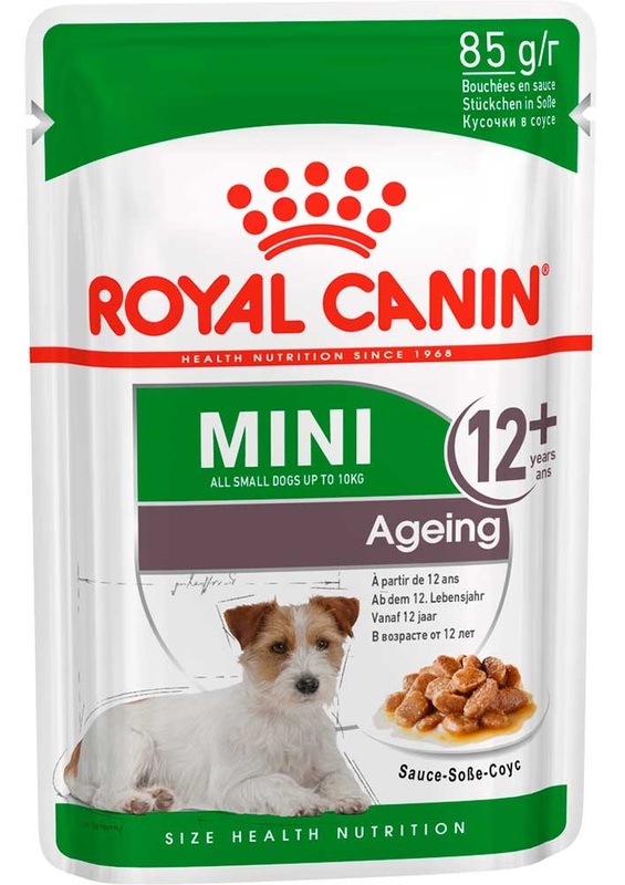Роял Канин пауч Мини Эйджинг 12+ соус, Royal Canin