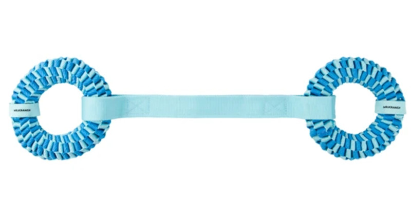 Игрушка Mr.Kranch Плетеное кольцо-спираль двойное на ленте, Мистер Кранч