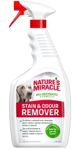 Спрей уничтожитель пятен и запахов Nature's Miracle для собак универсальный, Нейчерс Миракл