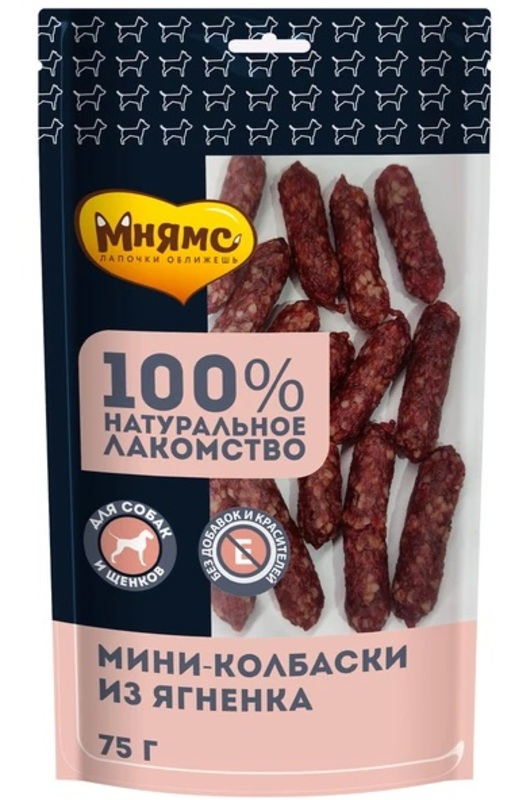 Мнямс На каждый день для собак Мини-колбаски из ягненка