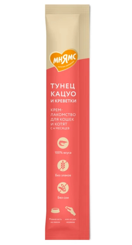 Крем-лакомство Мнямс для кошек