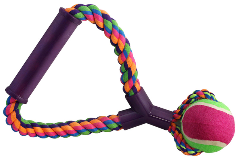 Верёвка Triol с ручкой мяч, Триол