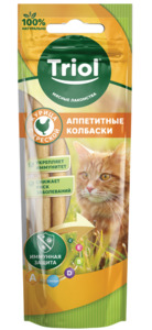 Triol Аппетитные колбаски из курицы с треской, Триол