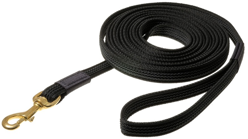 Поводок VIPet профессиональный с латексом, с бронзовым карабином, ВИПет