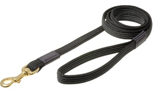 Поводок VIPet профессиональный с латексом, с бронзовым карабином, ВИПет