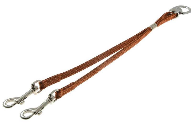 Сворка ВИПет регулируемая лента-чулок с вертлюгом 10 мм, V.I.Pet