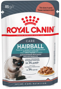 Пауч Роял канин Хэйрбол Кэа в соусе, Royal Canin