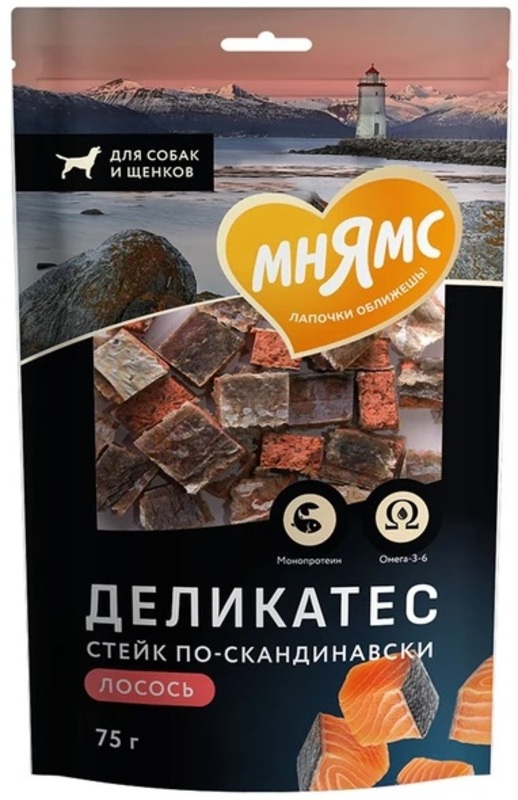 Деликатес Мнямс Лакомство для собак Стейк по-скандинавски