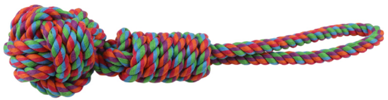Игрушка Триол Верёвка с петлёй, плетёный мяч, Triol